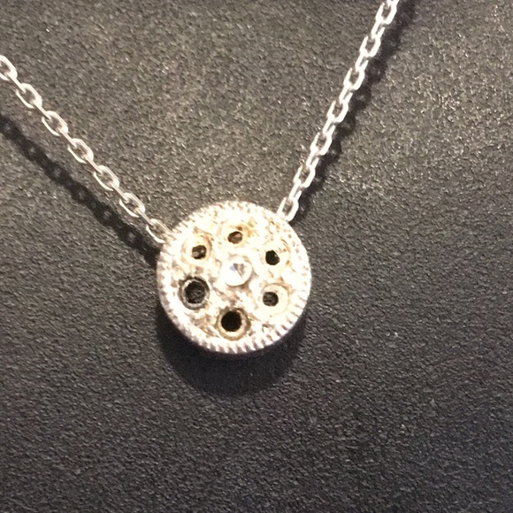 KC Jewelry Vintage Sterling 925 Silver Rhinestone Necklace Poshmark